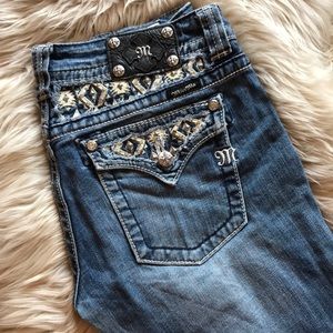 Miss Me Bootcut Aztec Tribal Jeans